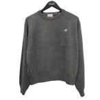 ダントン DANTON ワッペンクルーネックニット UH22-113-02 グレー サイズ：36