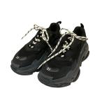 バレンシアガ BALENCIAGA Triple S ダッドスニーカー 544351 ブラック サイズ：24.5cm