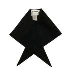 ジルサンダー JIL SANDER カシミヤスカーフ JSUO590207 ブラック サイズ：Free