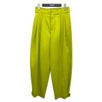 ボッテガヴェネタ BOTTEGA VENETA スラックス 693183 黄緑 サイズ：34