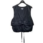 【値下げ】Engineered Garments 23SS　Fowl Vest　ベスト ブラック サイズ：XS (天神橋店)