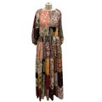 【値下げ】FUMIE=TANAKA 22SS text lace-up one piece ワンピース F225-03 ベージュ サイズ：2 (梅田ク