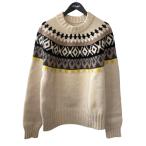 メゾンマルジェラ Maison Margiela ノルディック柄 セーター S50GP0119 アイボリー サイズ：L
