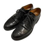 【値下げ】Makers V TIP BLUCHER シェルコードバン シューズ CDVN-02 ブラック サイズ:7 (EC)