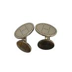 [ снижение цены ]HERMES кафф links перфорирование Logo запонки кнопка серебряный ( Akashi магазин )