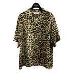 セリーヌ CELINE 20036575D レオパード柄半袖シャツ ゴールド サイズ:40