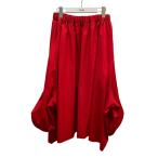 コムデギャルソン COMME des GARCONS 20AW サイドポケット変形スカート GF-S005 レッド サイズ:XS