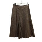 ショッピングマルジェラ メゾンマルジェラ Maison Margiela 21SS チェック ガウチョロングパンツ S51MA0448 ブラウン サイズ：38