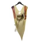 [ снижение цены ]ISSEY MIYAKE PRESSED FLORA PLEATS STOLE шарф IM51AD103 желтый (EC)