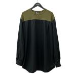 コムデギャルソンオムプリュス COMME des GARCONS HOMME PLUS 25AW 切り替えクルーネック 長袖ドッキングシャツ PP-B