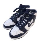 NIKE 「DUNK HI RETRO」 ハイカットスニーカー ホワイト×ミッドナイトネイビー サイズ：27．5cm (代官山店) 220227