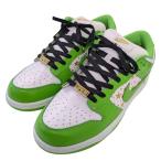【値下げ】Supreme×NIKE SB 「DUNK LOW OG QS」スニーカー ホワイト×ミーングリーン サイズ:28cm (代官山店)