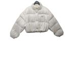 プラダ PRADA Re-Nylon クロップドダウンジャケット 291805 ホワイト サイズ：36