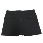  большой likDAIRIKU 25SSTAILORED HEM RAP SKIRT LAP юбка черный 