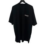 バレンシアガ BALENCIAGA キャンペーンロゴ刺繍 Tシャツ 641675 ブラック サイズ:L