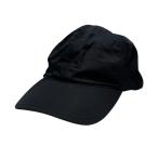 プラダ PRADA サイドトライアングルプレート キャップ ブラック サイズ：M