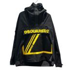 ショッピングディースクエアード ディースクエアード DSQUARED2 ロゴプリント サーモシールジャケット S74AM1140 ブラック サイズ：XS