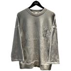 ショッピングロエベ ロエベ LOEWE アナグラム刺繍 七分袖スウェット S359341XAO グレー サイズ：XS