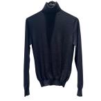 プラダ PRADA 無地 タートルネックニット UMR208 ネイビー サイズ：44