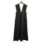 マメクロゴウチ mame kurogouchi 2021SS 「V Neck Sleeveless Dress」 サロペットスカート ブラック サイズ