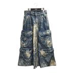 【値下げ】DIESEL D-GIAPPO-CARGO-DD カーゴパンツ 0DBCW インディゴ サイズ:W28 (栄サウスピークス店)