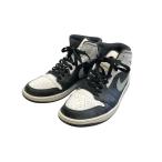 [ снижение цены ]NIKE AIR JORDAN 1 MID - ikatto спортивные туфли 554724-073 белый × черный размер :28 (EC)