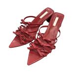  Amy Ist wa-rueimy istoire передний лента сандалии сандалии красный размер :L