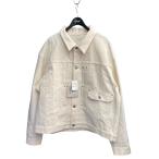ショッピングused 【値下げ】TANAKA NEW CLASSIC JEAN JACKET デニムジャケット ST-45 アイボリー サイズ：L (EC)