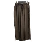 【値下げ】POSTELEGANT 25SS High Count Silk Extra Wide Trousers イージーパンツ PT25S0005