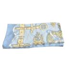 エルメス HERMES スカーフ スカイブルー