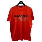 ディースクエアード DSQUARED2 ロゴプリント Tシャツ S74GD0658 S22427 レッド サイズ:XL