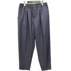 ショッピングMARNI 【値下げ】MARNI ウールトロピカルシャーリング1Pテーパードパンツ PUMU0017U4 TW839 ネイビー サイズ：46 (なんばウォーク店)