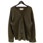 コムデギャルソンシャツ COMME des GARCONS SHIRT ウールカーディガン グリーン サイズ:SIZE L