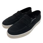 【値下げ】Manolo Blahnik×Ron Herman Ellis Black Suede スリッポン 323-2567-0007 ブラック サイズ：SIZE 7 (EC)