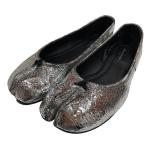 メゾンマルジェラ Maison Margiela 足袋 バレエシューズ S58WZ0042 シルバー サイズ:38