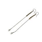  натуральный ювелирные изделия naturali jewery крюк серьги Gold 