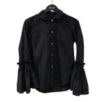 【値下げ】COMME des GARCONS COMME des GARCONS 18SS 袖フリルシャツ RA-B019 ブラック サイズ:XS (名古屋パルコ店)