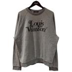 ルイヴィトン LOUIS VUITTON 20AWスクエアードロゴ スウェット RM202M UYR HJY13W グレー サイズ：L