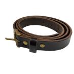 [ снижение цены ]SUGARHILL LEATHER BELT кожаный ремень черный × Brown ( Nagoya parco магазин )