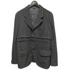 コムデギャルソンオムドゥ COMME des GARCONS HOMME DEUX ウールテーラード DD-J050 ブラック サイズ：M