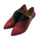 イッセイミヤケ×ユナイテッドヌード ISSEY MIYAKE×UNITED NUDE パンプス レッド サイズ:38