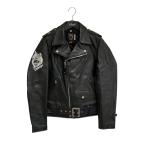 ショッピングschott ショット Schott CHALLENGER 613UST RIDERS レザーライダースジャケット 3111056 ブラック サイズ：36