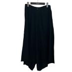 ショッピングガウチョ 【値下げ】GROUND Y ラップガウチョパンツ GN-P15-200 ブラック サイズ：3 (静岡パルコ店)