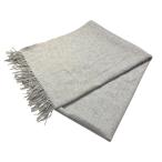 ショッピングマフラー ジョンストンズオブエルガン JOHNSTONS OF ELGIN カシミヤ大判マフラー グレー サイズ：記載なし