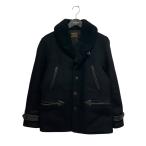 クーティー COOTIE ヘビーメルトンウール ムートンファー カー コート ブラック サイズ：L