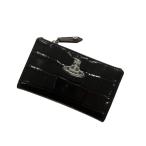 ヴィヴィアンウエストウッド Vivienne Westwood CROCODILE SLIM FLAP CARD HOLDER 2つ折り財布 5402