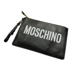  Moschino MOSCHINO Logo кожа клатч 7A8405 черный размер : запись нет 
