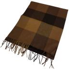 ジョンストンズ JOHNSTONS チェック ストール ブラウン
