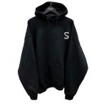 シーシー SEESEE 裏起毛プルオーバーパーカー ブラック サイズ:XL