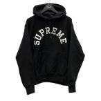 シュプリーム×チャンピオン Supreme×Champion 25SS Hooded Sweatshirt プルオーバーパーカー ブラック サイズ:M